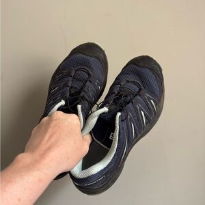 Salomon Navy and Black Athletic Shoes